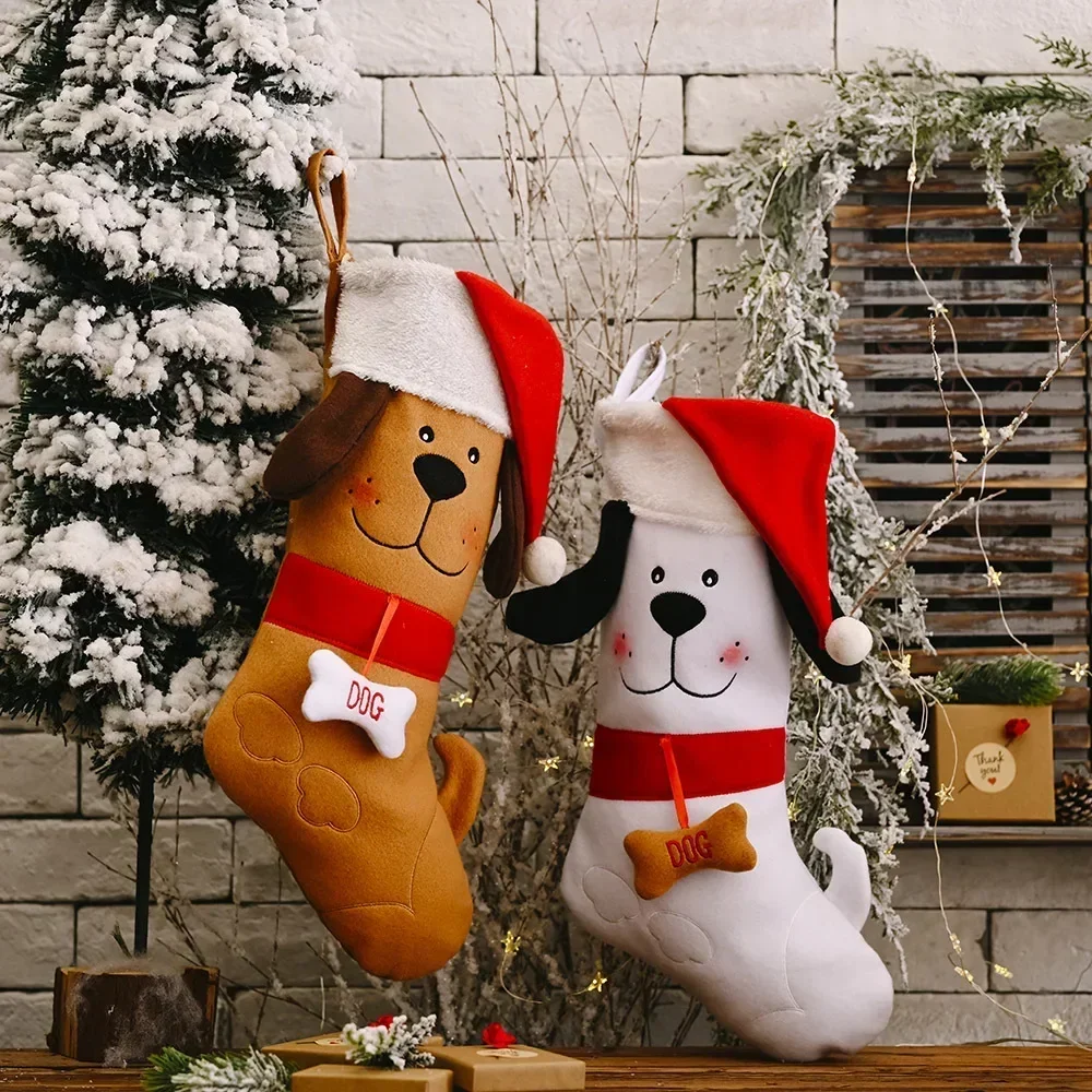 Christmas Stocking Hanging - Calze natalizie a forma di osso