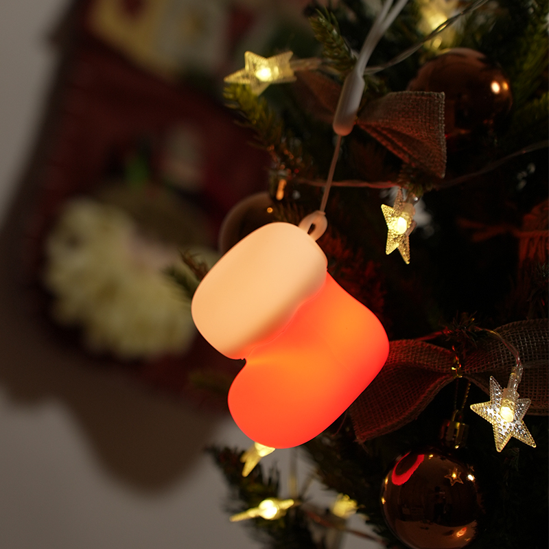 Christmas Stocking Hanging - Calza di Natale in Silicone, Ornamento