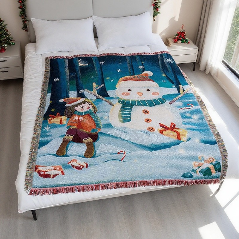 Nuova tenda da parete natalizi - Christmas Throw Blanket recensione e prezzo