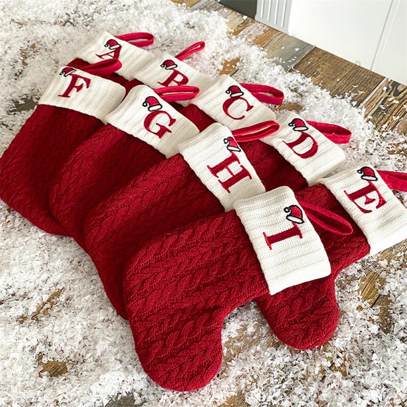 Calzini natalizi lavorati a ma - Christmas Stocking Hanging recensione e prezzo