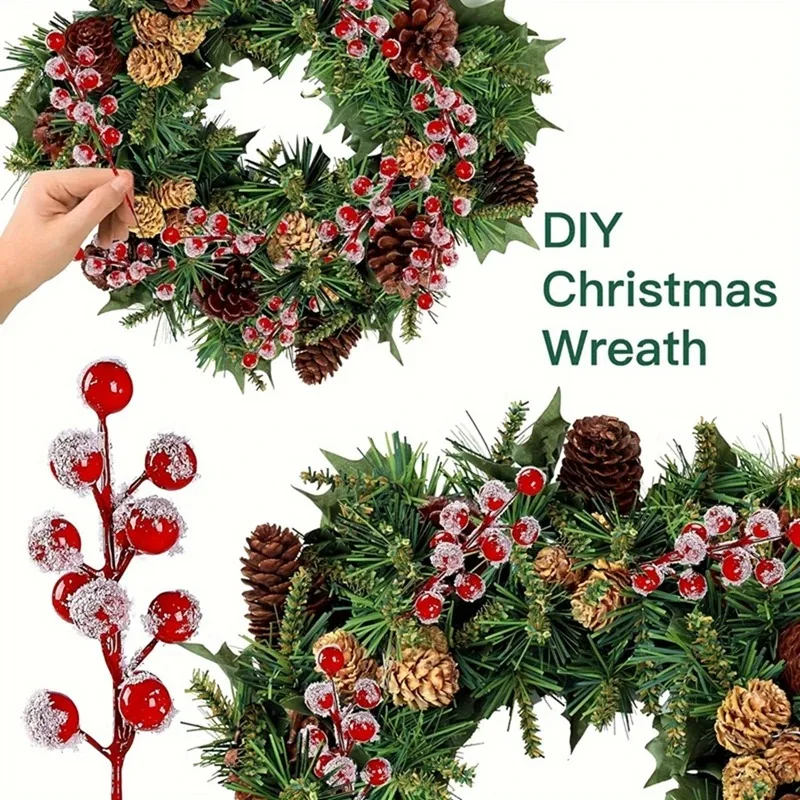 10-200PCS Rami di bacche rosse - Christmas Tree Artificial recensione e prezzo
