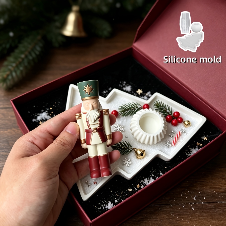 3 pezzi Stampo in silicone per - Nutcracker Figurine recensione e prezzo