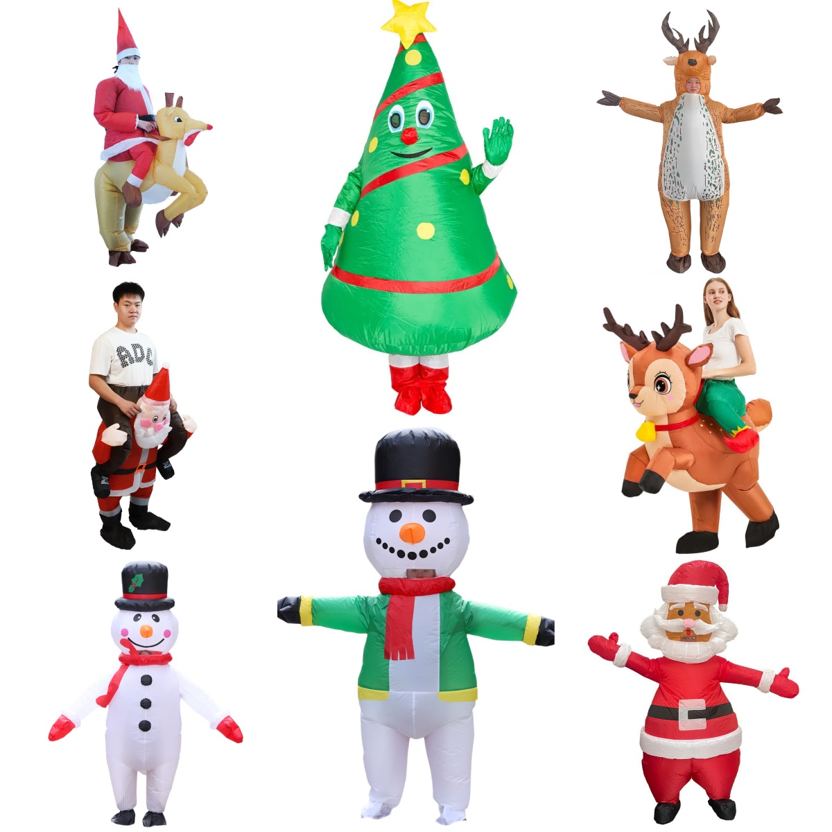 Costume Gonfiabile Natalizio D - Elf Costume Christmas recensione e prezzo