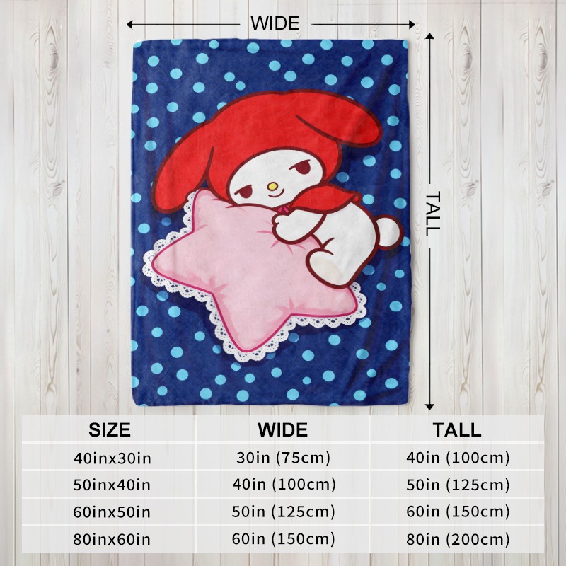 Coperta Sanrio My Melody Star  - Christmas Throw Blanket recensione e prezzo