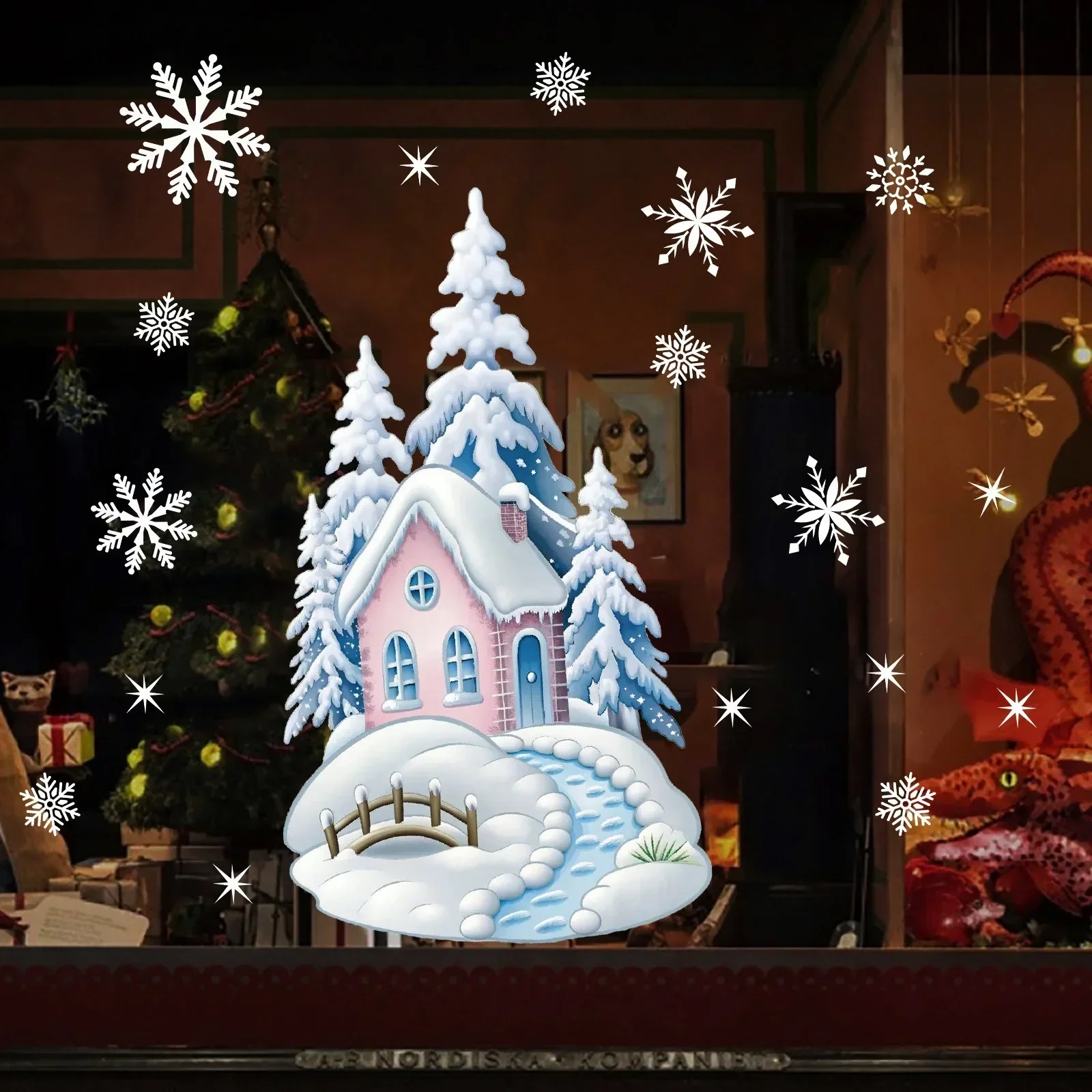 Adesivi natalizi per vetri, co - Snowflake Window Decal recensione e prezzo
