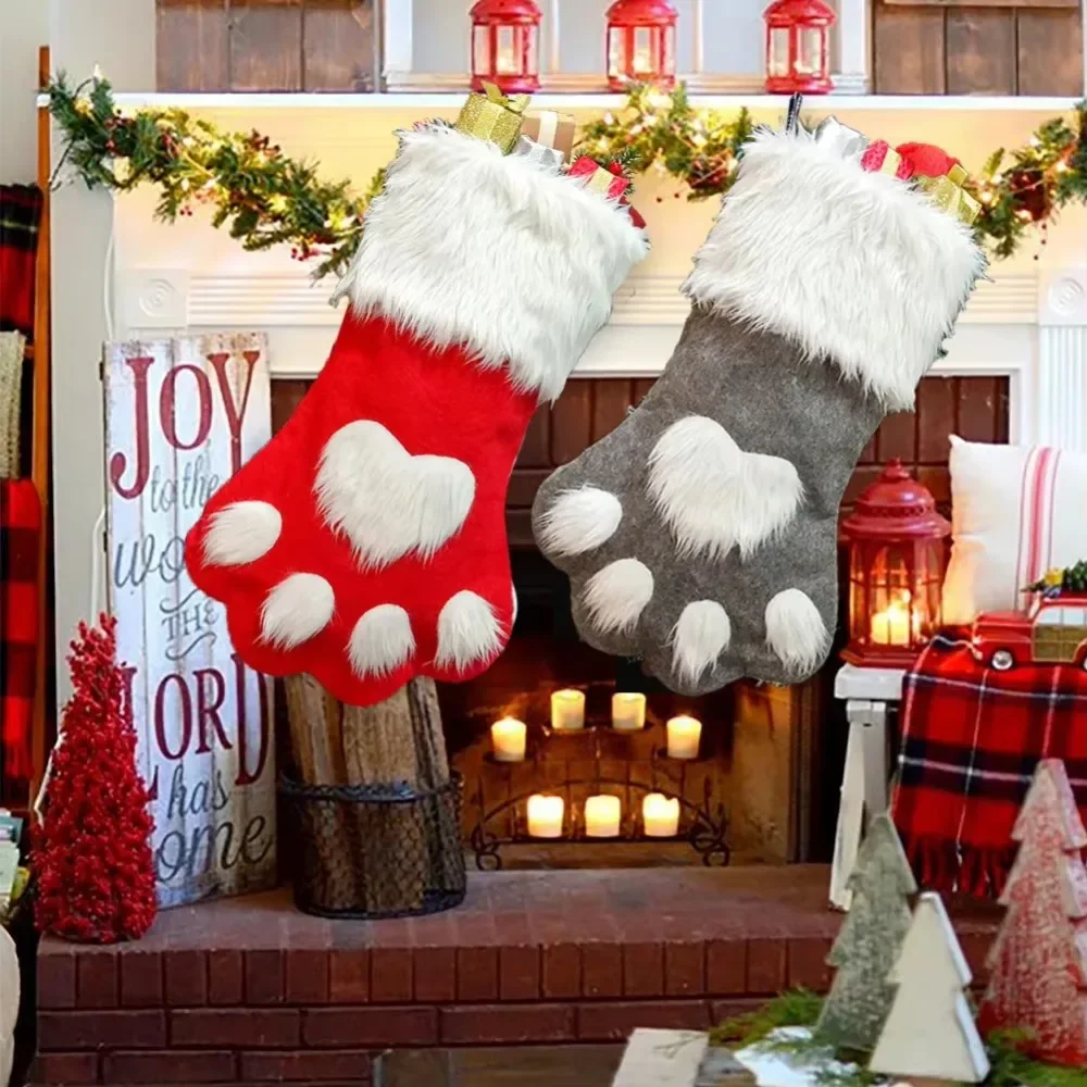 Calze natalizie con motivo a i - Christmas Stocking Hanging recensione e prezzo