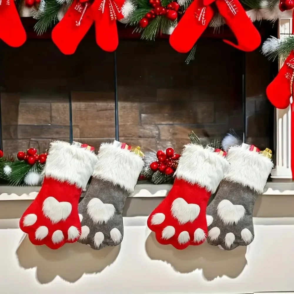 Calze natalizie con motivo a i - Christmas Stocking Hanging recensione e prezzo