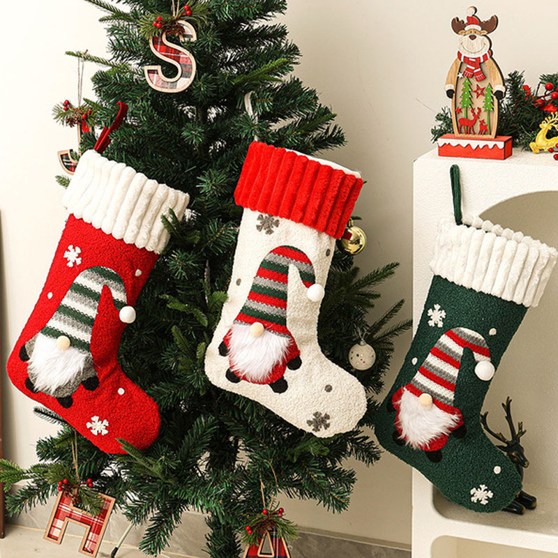 Nuova Calza di Natale in Peluc - Christmas Stocking Hanging recensione e prezzo